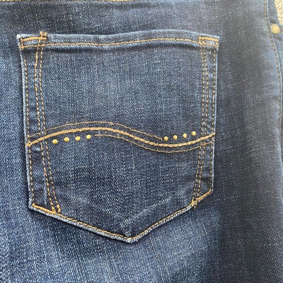 Lee Women Jeans Size 6 Short Regular Fit Straight Leg Mid Rise Blue Denim Casual - Picture 13 of 16